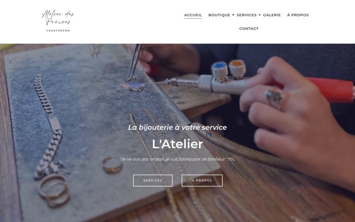Screenshot του atelierbijouterie.fr