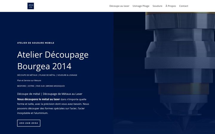 Screenshot of atelierbourgea.ca
