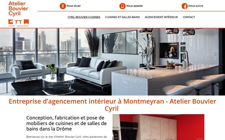 Screenshot of atelierbouviercyril.fr