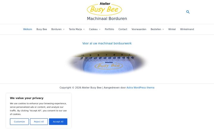 Captură de ecran a atelierbusybee.nl