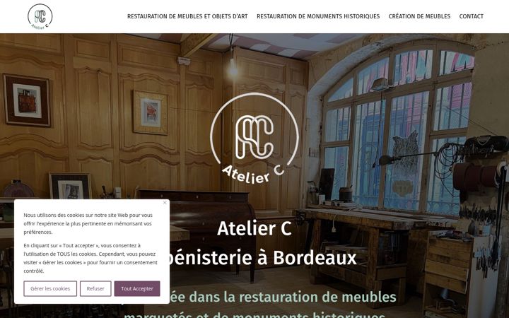 Screenshot of atelierc60.fr