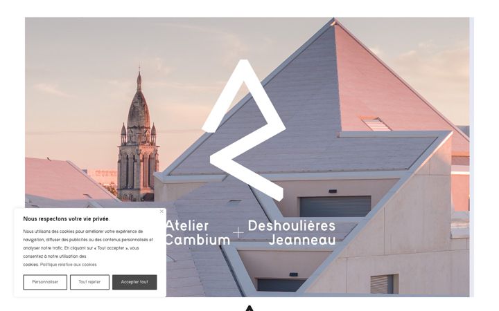 Screenshot of ateliercambium.fr
