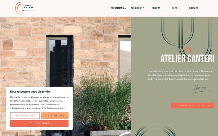 Screenshot ta' ateliercanteri.com