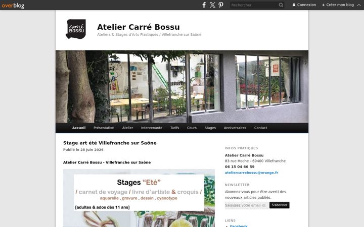 Screenshot of ateliercarrebossu.fr