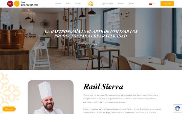 Screenshot ta' ateliercasadecomidas.com