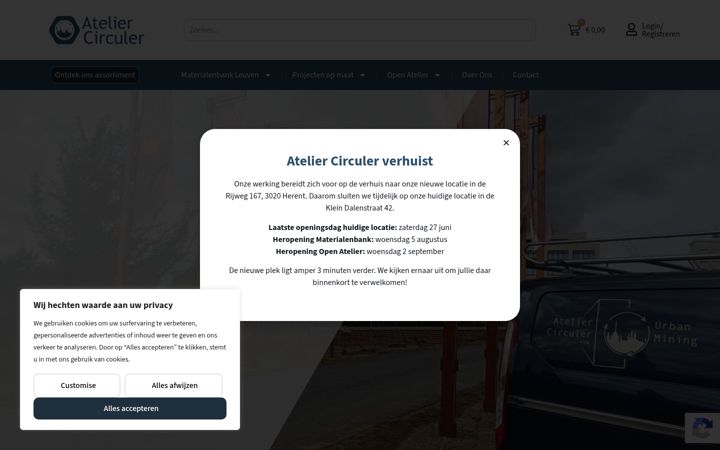 Екранна снимка на ateliercirculer.be