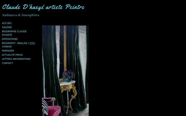 Screenshot of atelierclaudedhaeye.com
