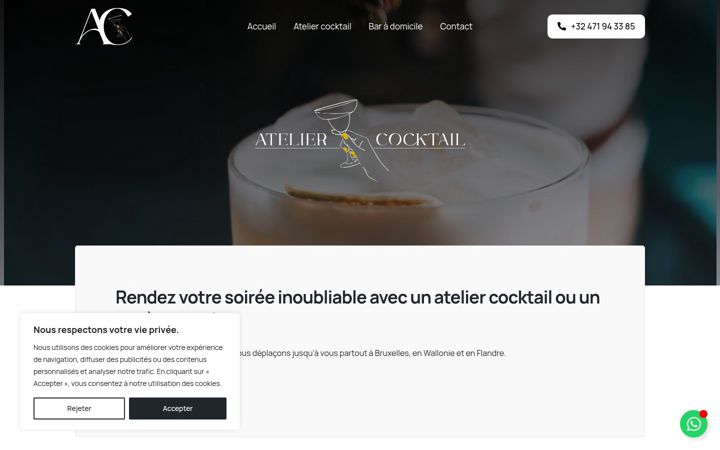 Screenshot of ateliercocktail.be