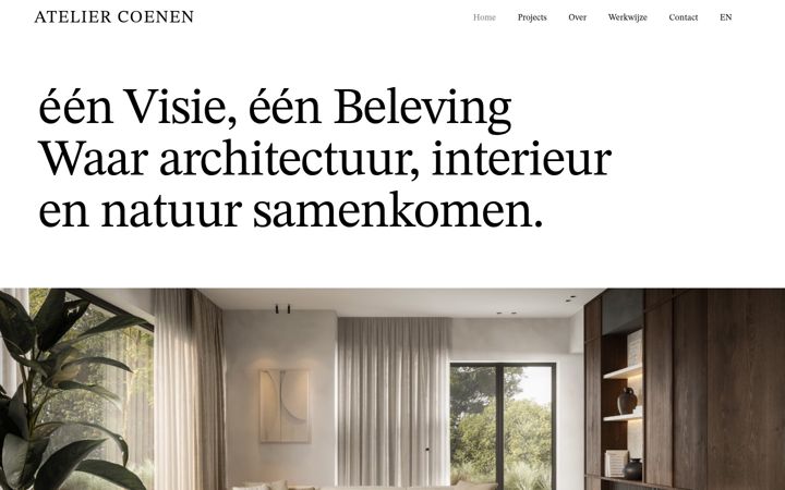 Screenshot of ateliercoenen.com