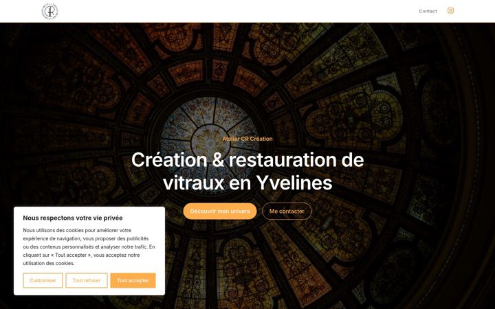 Screenshot of ateliercrcreation.fr