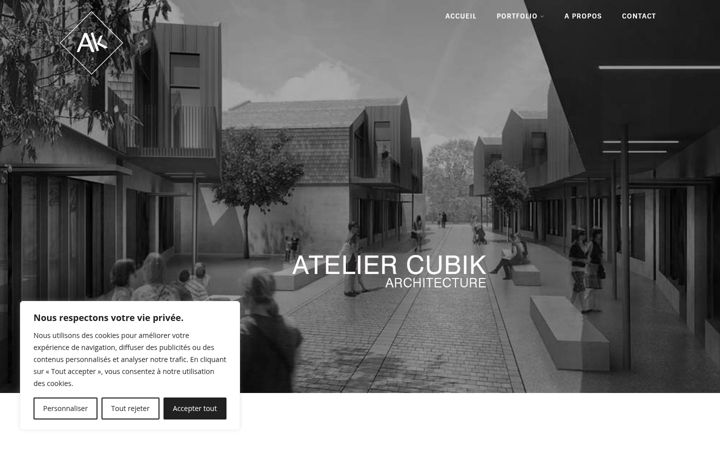 Ekrānuzņēmums no ateliercubik-architecte.fr