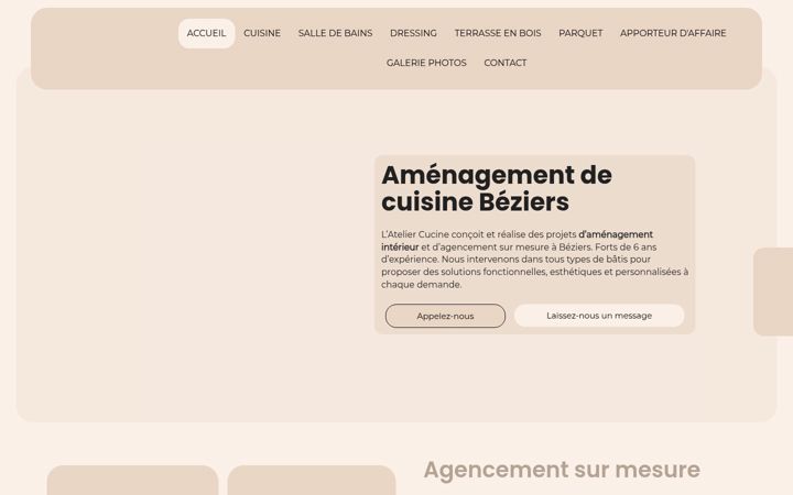 Screenshot of ateliercucine.fr