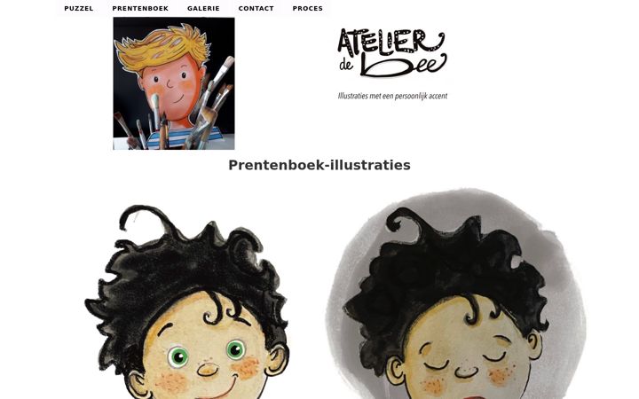 Screenshot of atelierdebee.nl