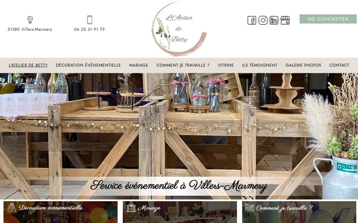 Screenshot of atelierdebetty.fr