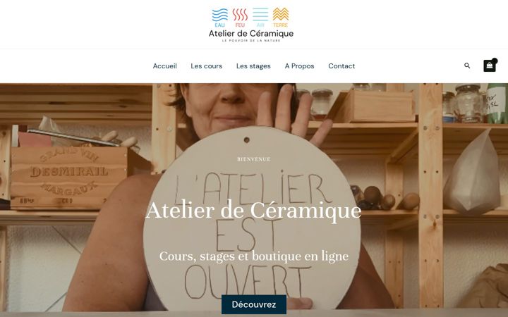 Screenshot ta' atelierdeceramique.ch