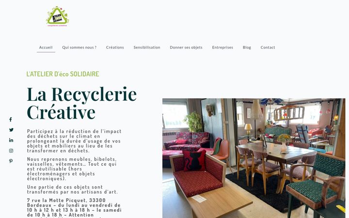 Screenshot von atelierdecosolidaire.com