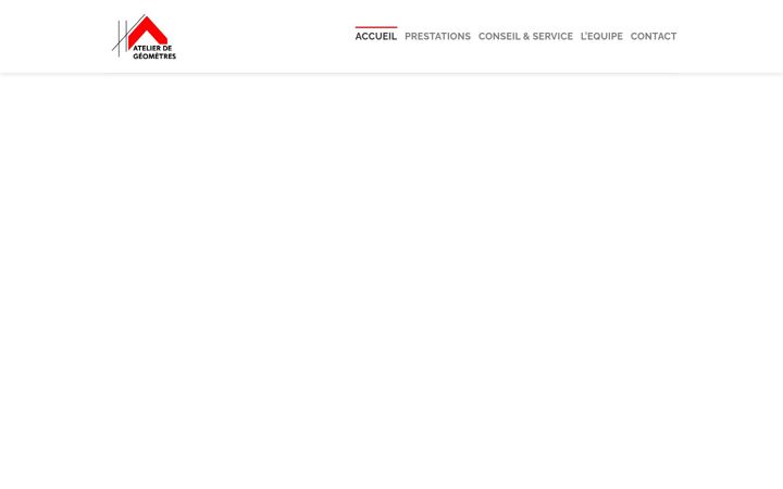 Screenshot of atelierdegeometres.fr