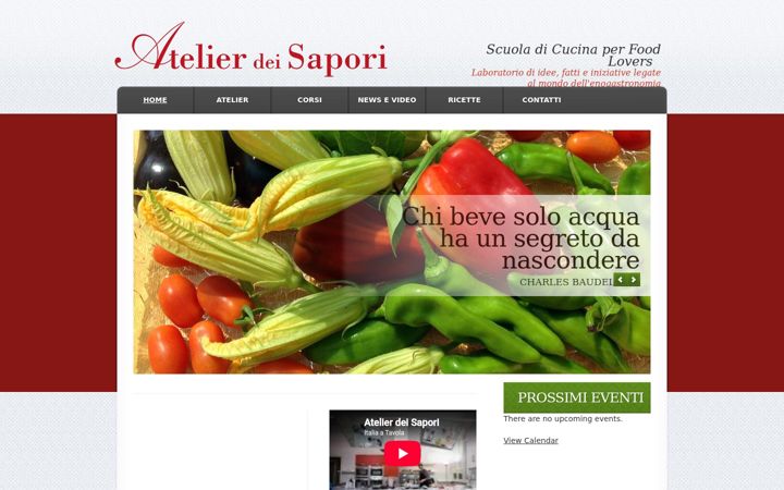 Screenshot of atelierdeisapori.it
