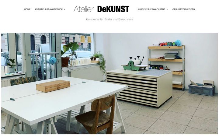 Screenshot of atelierdekunst.de
