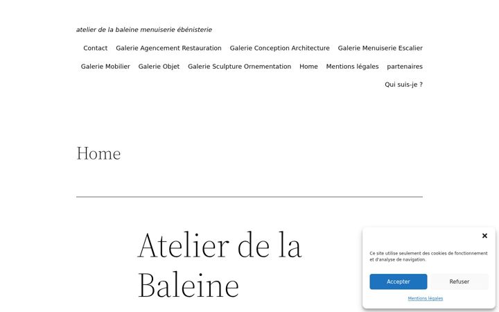 Screenshot of atelierdelabaleine.fr