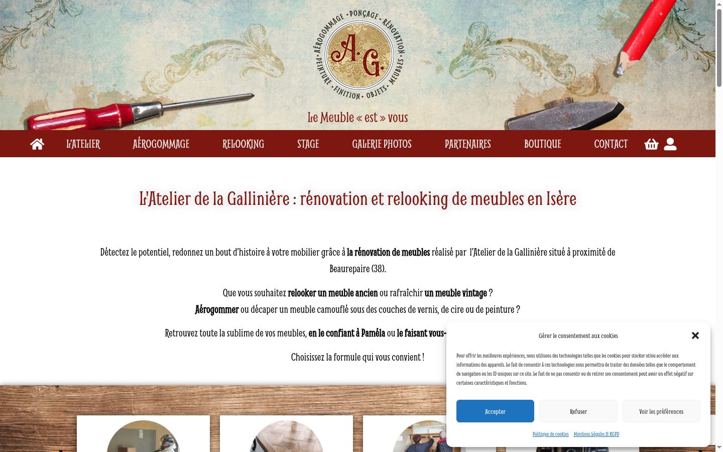 Screenshot van de toestemmingsbanner zoals getoond vóór enige interactie