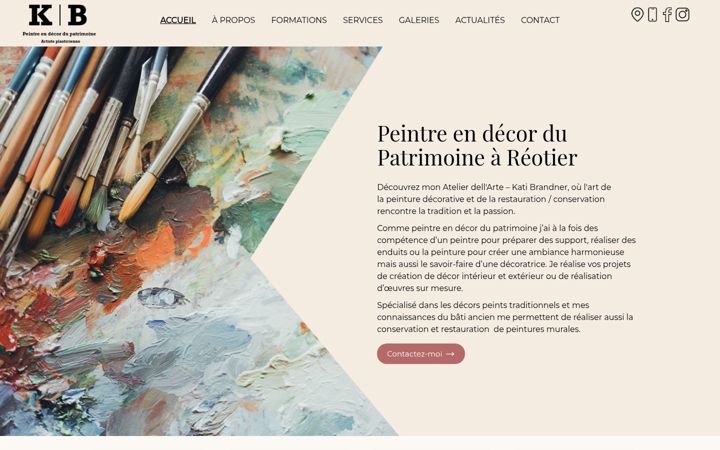 Screenshot of atelierdellarte.fr