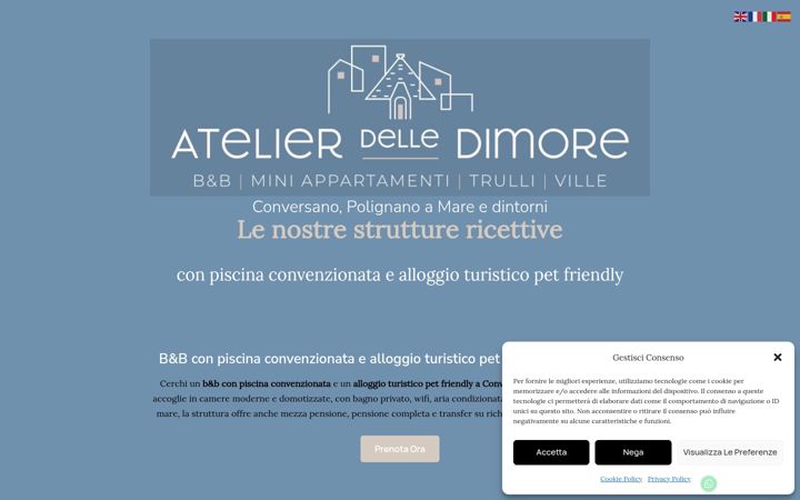 Screenshot of atelierdelledimore.it
