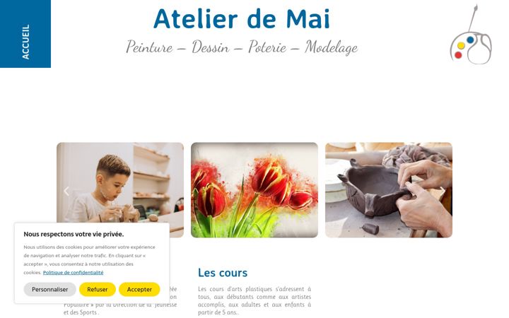 Captura de pantalla de atelierdemaiorange.fr