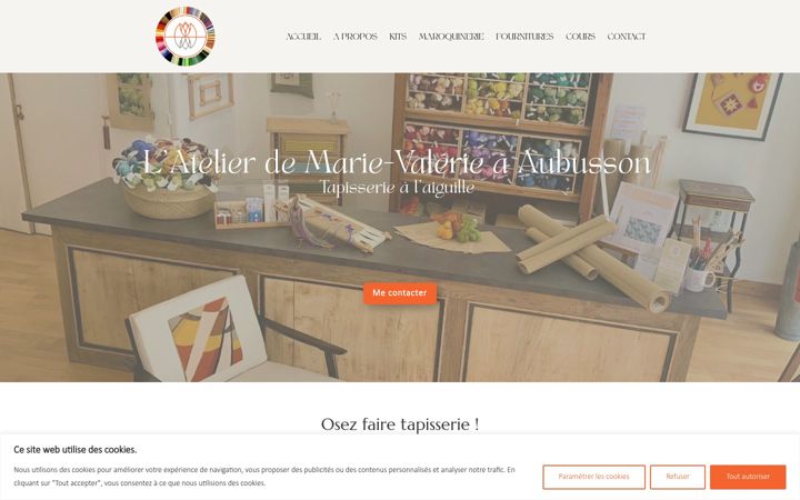 Captura de pantalla de atelierdemarie-valerie.fr
