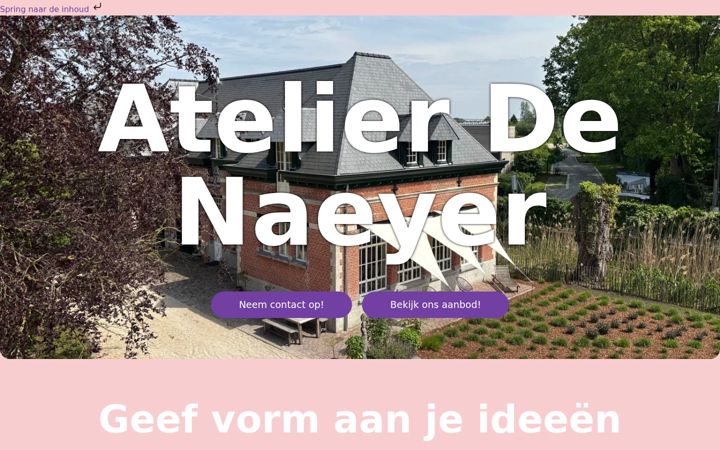 Screenshot of atelierdenaeyer.be