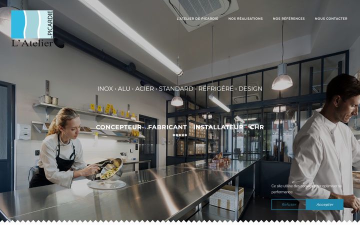 Screenshot of atelierdepicardie.fr