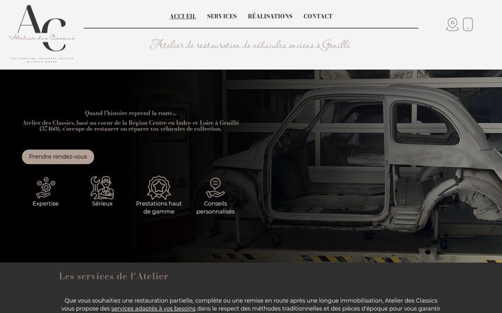 Screenshot of atelierdesclassics.fr