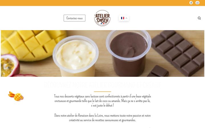 Screenshot of atelierdessy.fr
