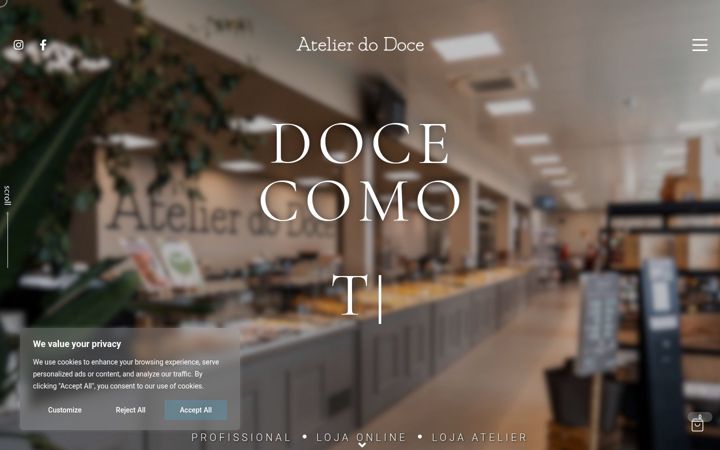 Screenshot of atelierdodoce.pt