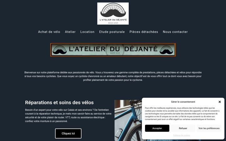 Screenshot of atelierdudejante.fr