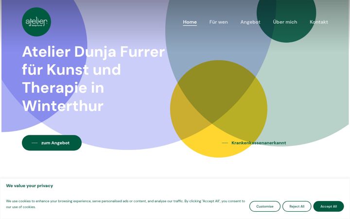 Screenshot of atelierdunjafurrer.ch