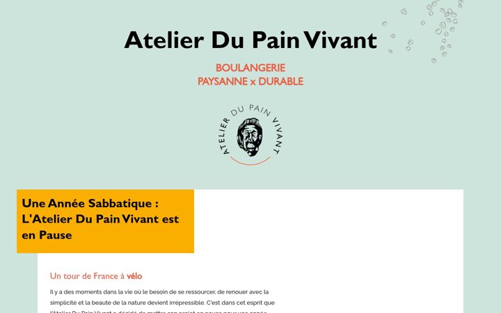 Ekrānuzņēmums no atelierdupainvivant.com