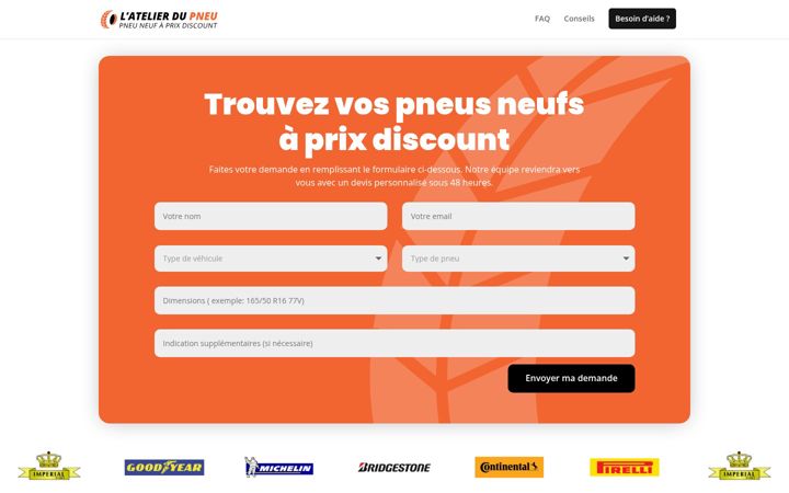 Screenshot ta' atelierdupneu.com
