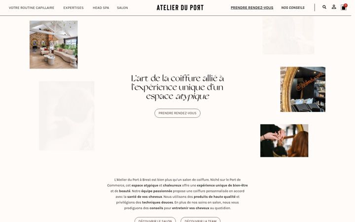 Ekrānuzņēmums no atelierduport.com