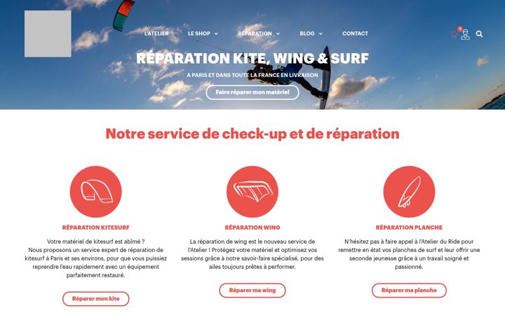 Screenshot ta' atelierduride.com