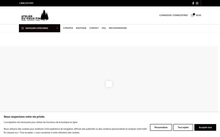 Screenshot of atelierduvieuxpin.com