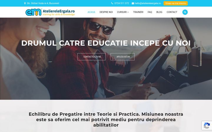 Screenshot of ateliereleergala.ro