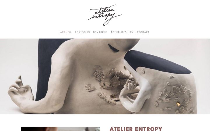 Screenshot ta' atelierentropy.com