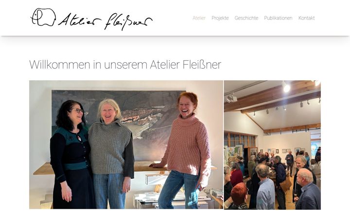 Screenshot of atelierfleissner.de