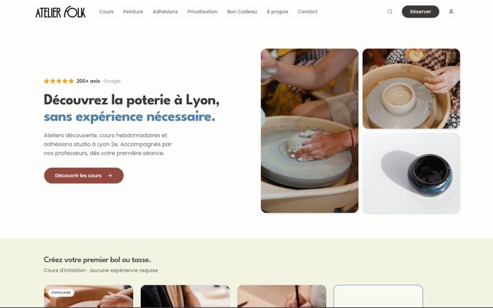 Screenshot of atelierfolk.com