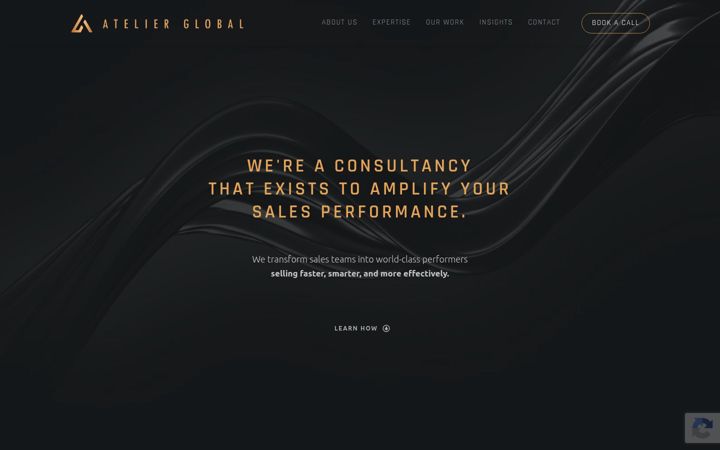 Skærmbillede af atelierglobal.io