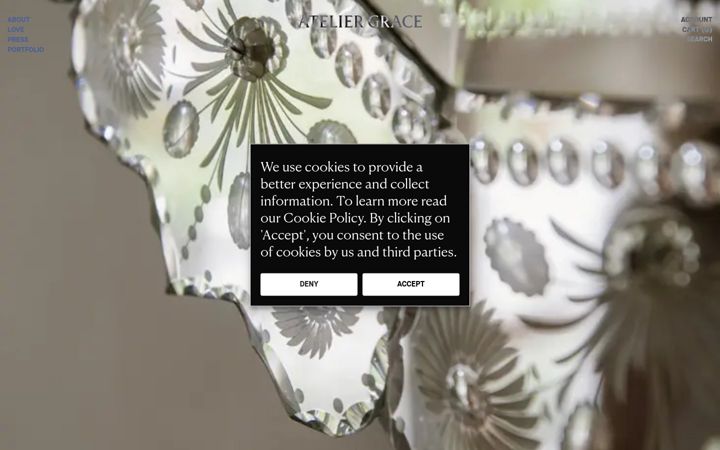 Screenshot of ateliergrace.nl