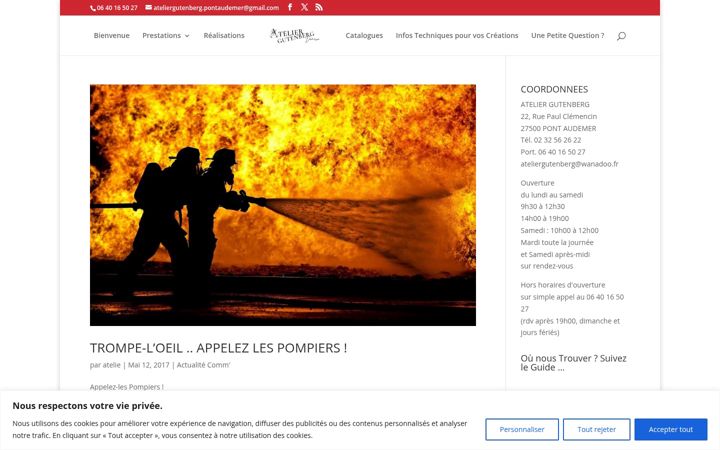 Screenshot ta' ateliergutenberg.com