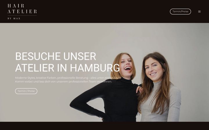 Posnetek zaslona atelierhamburg.net