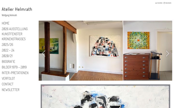 Screenshot of atelierhelmrath.com